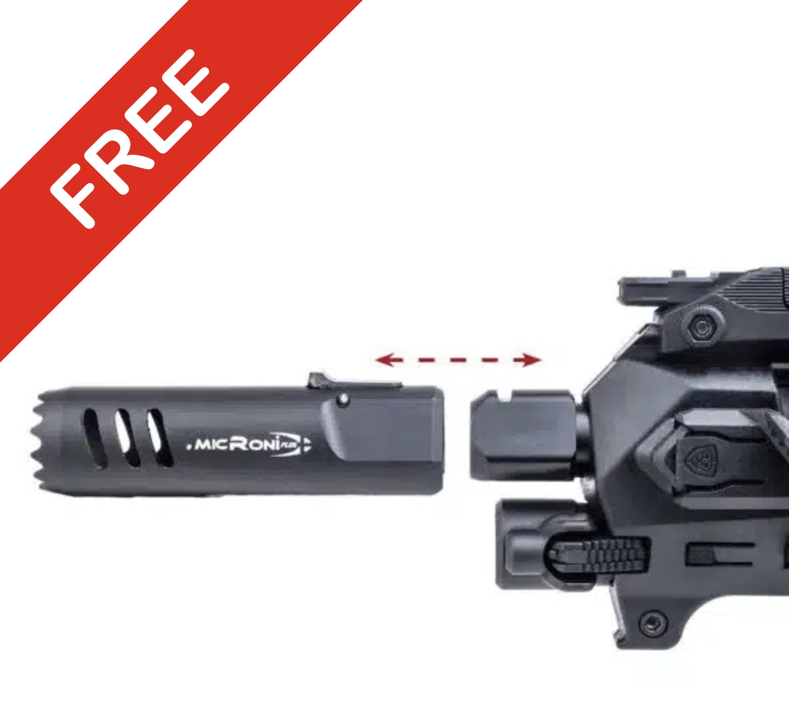 Micro Roni Gen 4X with Thumb Rest — FREE Muzzle Device Included | Roni ...