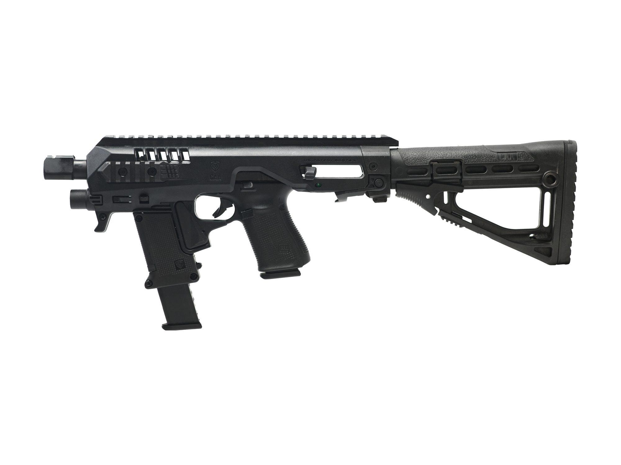 Micro Roni Gen 4X SBS Black (closed) Micro Roni Gen 4X SBS Black (closed) pistol conversion kit