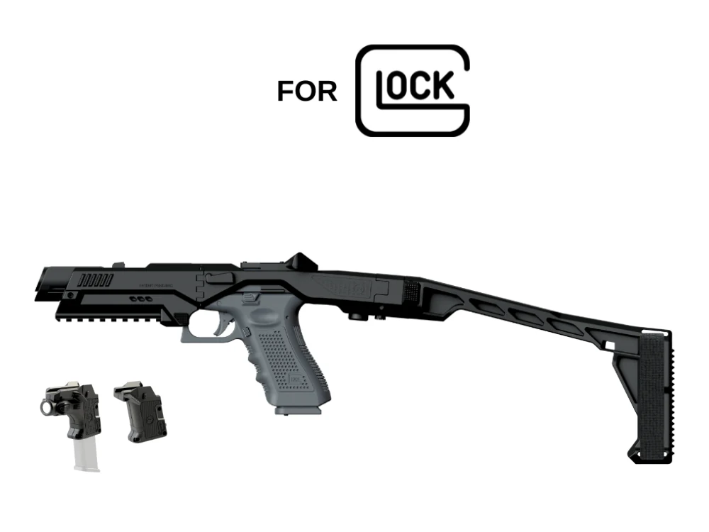 Nano Roni pistol conversion kit for Glock with interchangeable grip modules